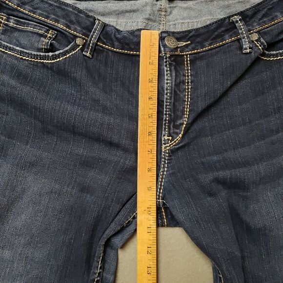 SILVER AIKO Jeans Dark Wash Bootcut Sz 22 - Picture 14 of 16